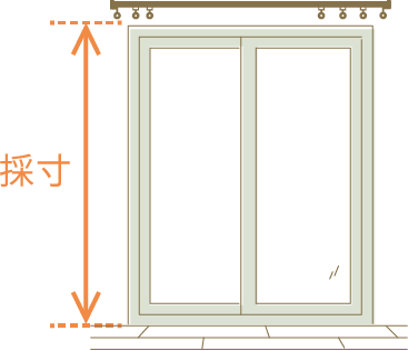 1.5倍ヒダの図